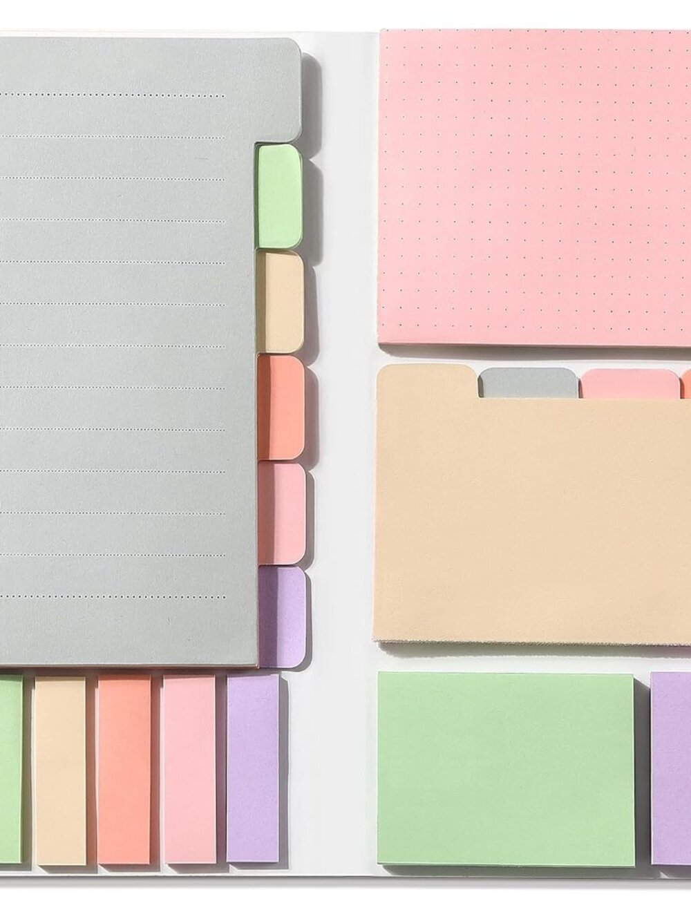 Sticky Notes Set, Divider Sticky Notes 410 Packs Planner Sticky Note Dividers Ta